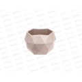 Кашпо "Топаз" 2,5л Пудровый КШ-9128 *9 Кашпо "Топаз" 2,5л Пудровый КШ-9128 *9