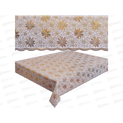 Клеенка Grace Лейс ажурная 1,37х20м LH-0418А 49928 золото Клеенка Grace Лейс ажурная 1,37х20м LH-0418А 49928 золото