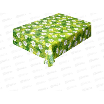 Клеенка Grace нетканая 1,35х25м NM165С-1 77643 ромашки на зеленом