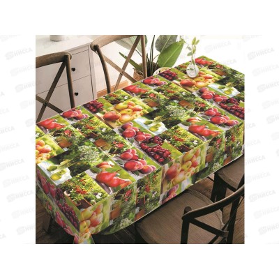 Клеенка Grace ткань с пвх 1,4х20м STS3002 82432 фрукты,цветы