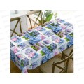 Клеенка Grace ткань с пвх 1,4х20м STS3009 84191 гортензии Клеенка Grace ткань с пвх 1,4х20м STS3009 84191 гортензии