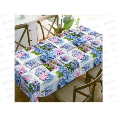 Клеенка Grace ткань с пвх 1,4х20м STS3009 84191 гортензии Клеенка Grace ткань с пвх 1,4х20м STS3009 84191 гортензии