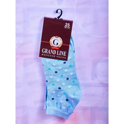 Носки женские ЖК-12 GRAND LINE горошек р-25
