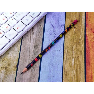 Карандаш чернографитный  КОКОС &quotMeow&quot, трехгранный пластиковый HB 206365