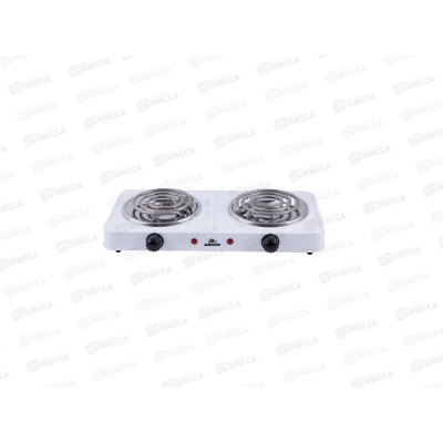 Плита электрическая DO-2207W 2 конфорки 2000Вт белая спираль Добрыня