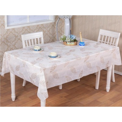 Клеенка Grace Лейс ажурная 1,37х20м GLA-0556J 90662 беж листья