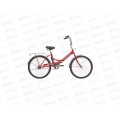 Велосипед 24&quot 1ск RUSH HOUR START 120 C-brake ST красный рама 15&quot, 280558