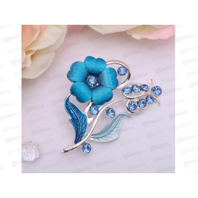 Брошь &quotЦветение&quot морской в серебре 2521825