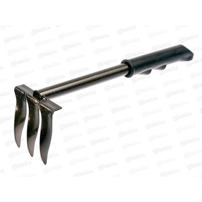 Грабли витые 3-х зубые с металлическим черенком &quotПрофи&quot, ГВ-3  *10