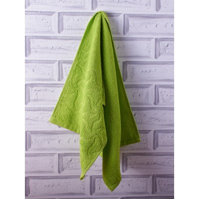 Полотенце махровое 30*70 ПД-2701-04352 х/б (14-0452 зелено/желтый лайм)