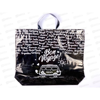 Пакет  сумка Эко Полиэтилен Низкого Давления  60*50 Вояж *10/100 Пакет  сумка Эко Полиэтилен Низкого Давления  60*50 Вояж *10/100