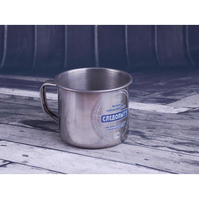 Кружка Следопыт из нержавеющей стали 180мл, d7см *360
