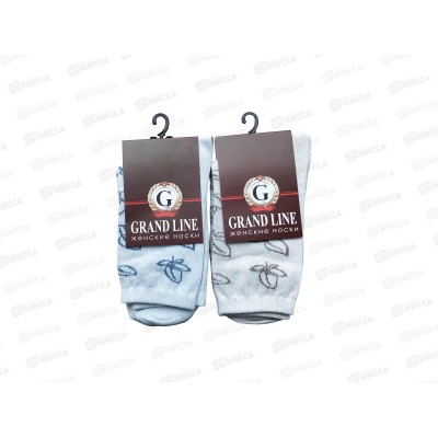 Носки женские Ж-82 GRAND LINE листики р-25