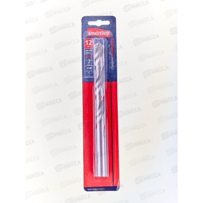 Сверло по металлу 12мм, сталь Р6М5, HRC>60, Smartbuy  *200