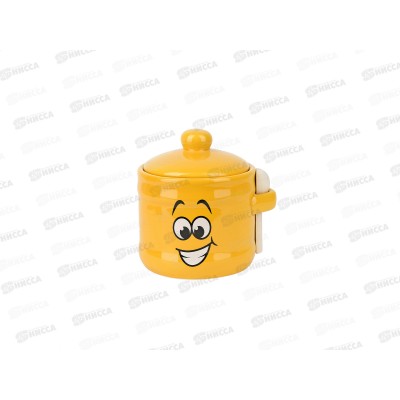 Банка для сыпучих продуктов Smile 450мл d=10см h=11см п/у L2520869 *36
