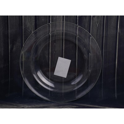 Тарелка 83-113/4-25см Сочи прозрачная 4840164618 Тарелка 83-113/4-25см Сочи прозрачная 4840164618