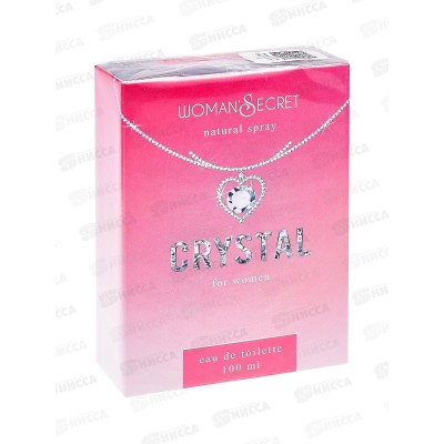Womans Secret Crystal, туалетная вода 100мл женская М Womans Secret Crystal, туалетная вода 100мл женская М
