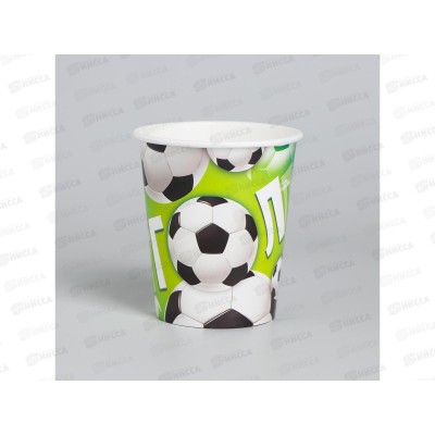 Стакан одноразовый бумажный  &quotГол&quot мячики 250мл 10шт 1816521