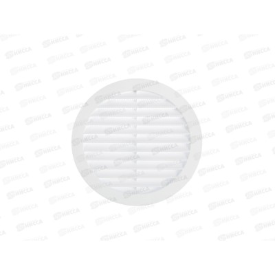 Решетка круглая с москитной сеткой, с фланцем d125, внешний D161, белый TDM *30 Решетка круглая с москитной сеткой, с фланцем d125, внешний D161, белый TDM *30