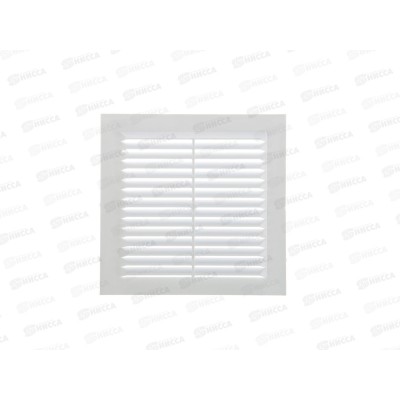 Решетка неразъемная 150х150 с москитной сеткой, белая 0086  TDM *80