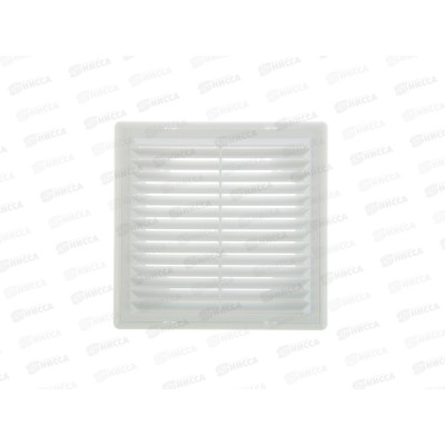 Решетка разъемная 150х150 с москитной сеткой, белая 0074  TDM   *50