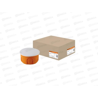 Распаячная коробка TDM СП D80*40мм крышка IP20, 1007 Распаячная коробка TDM СП D80*40мм крышка IP20, 1007