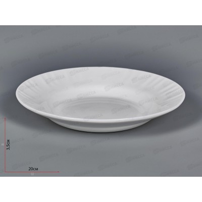 Тарелка глубокая,гладкий край,20см Белье 1039007 Тарелка глубокая,гладкий край,20см Белье 1039007