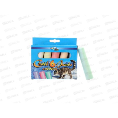 Мел CENTRUM 6 штук цветной, Jumbo 82426 *20/60