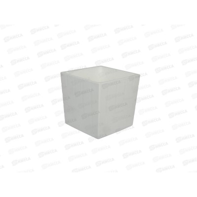 Горшок для цветов Квадро 1,2л Белый (с вкладкой) *16 Горшок для цветов Квадро 1,2л Белый (с вкладкой) *16