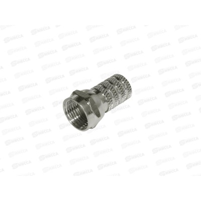 Разъем F накручивающий для RG-6 REXANT, 05-4003 *20/100 Разъем F накручивающий для RG-6 REXANT, 05-4003 *20/100
