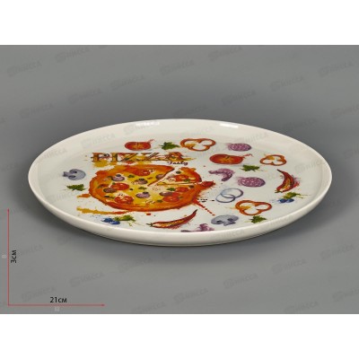 Блюдо круглое плоское Пицца 7С1353 *5 Блюдо круглое плоское Пицца 7С1353 *5