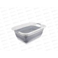 Корзина складная большая 37л белая TD 0533 Корзина складная большая 37л белая TD 0533