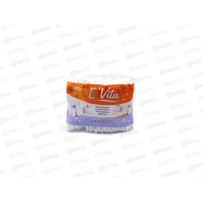 БЕЛЛА ватные палочки 200шт полиэтиленовая упаковка E`Vita F200-001 *36