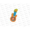 Гитара (Музыкальные инструменты) Оранжевый 4680019283425 Гитара (Музыкальные инструменты) Оранжевый 4680019283425