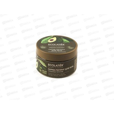 ECOLATIER Green Скраб-пилинг для тела Глубокое питание 300г 862406*6