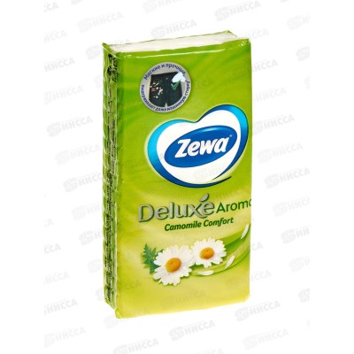 ЗЕВА нос. платки 10 шт делюкс ромашка *10