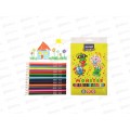 Карандаши 18 цветов MAZARI Monster,деревянные, шестигранные, M-6186-18 *8