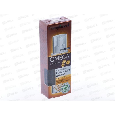КОМПЛИМЕНТ OMEGA Гель-маска для лица с микрокапсулами 50мл *12
