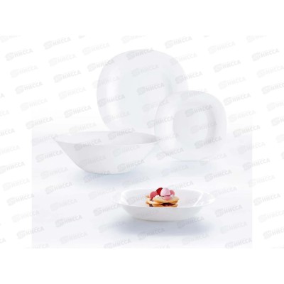 Столовый набор 19 предметов Карин N2185 Белый Столовый набор 19 предметов Карин N2185 Белый