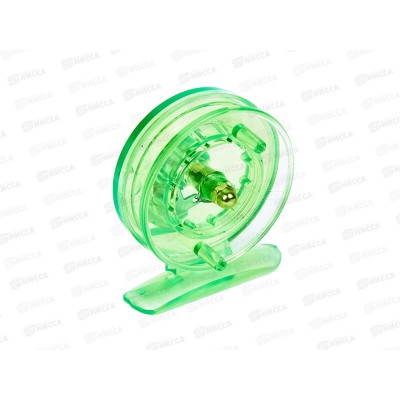 Катушка проводочная Namazu &quotScoter&quot пластиковая (усил.), р. 5,5см зел.