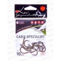 Крючок KOI &quotCARP SPECIALIST" р.2 (INT), цвет OL, карповый (10шт) КН4271-2OL