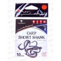 Крючок KOI &quotCARP SHORT SHANK" р.2 (INT), цвет BN, карповый (10шт) КН9161-2BN