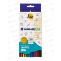 Карандаши 24 цвета  Лео,   LSCP-24*4/24