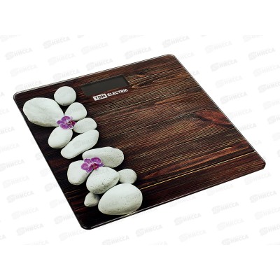 Весы напольные TDM &quotСпа&quot, стекло, деление 0,01кг, макс. 180кг, 0004