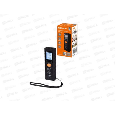 Рулетка лазерная ЛР-40, дальность 40м, точность 2мм, подсветка, IP54, TDМ, 0201 Рулетка лазерная ЛР-40, дальность 40м, точность 2мм, подсветка, IP54, TDМ, 0201