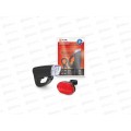 Фонарь IN HOME велосипедный BL 02 с заднем фонарем 3АА 2 черный Фонарь IN HOME велосипедный BL 02 с заднем фонарем 3АА 2 черный
