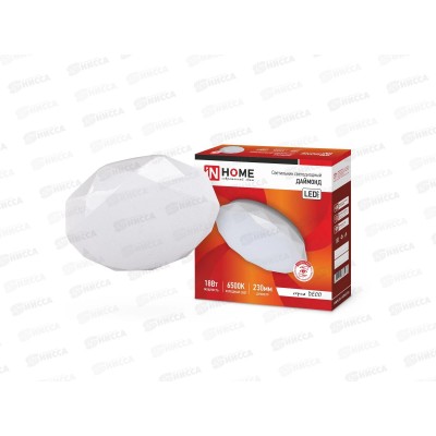 Светильник светодиодный inHOME DECO Даймонд 18Вт 6500К 1170Лм 230*55мм *12