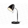 Лампа настольная N-116-Е27-40W-BK, выключатель на основании, черный *16 Лампа настольная N-116-Е27-40W-BK, выключатель на основании, черный *16