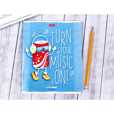 Тетрадь 48листов клетка Hatber Веселый фастфуд *10/100 Тетрадь 48листов клетка Hatber Веселый фастфуд *10/100