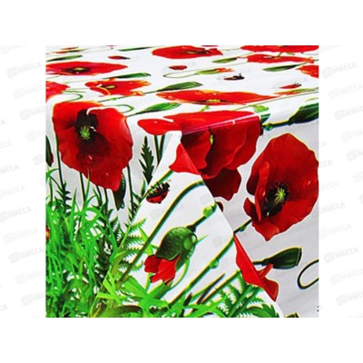 Клеенка Grace нетканная 1,37х25м NM980-1 75057 маки